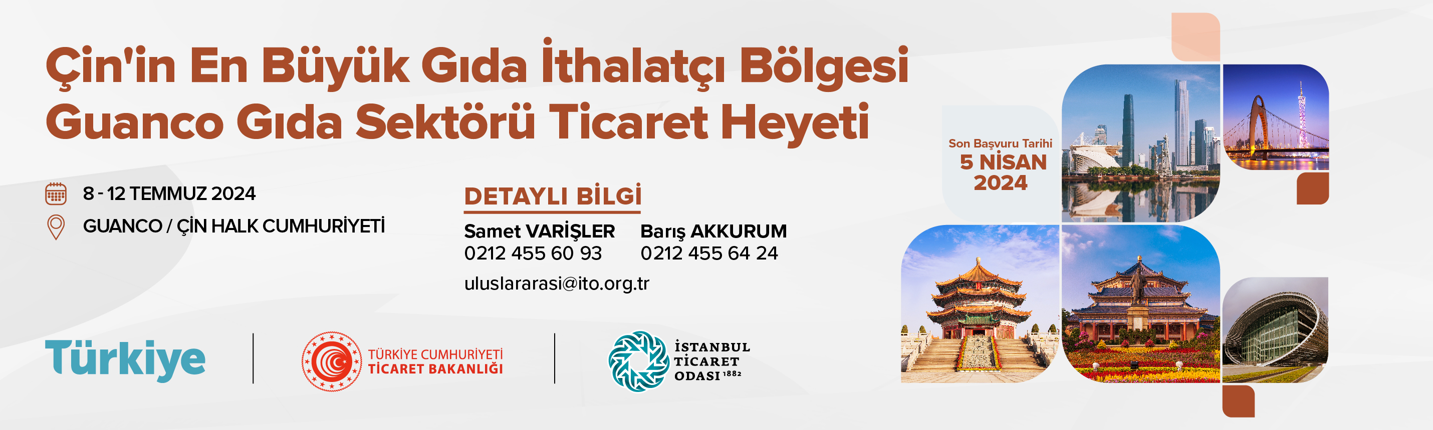 Çin'in En Büyük Gıda İthalatçı Bölgesi Guanco Gıda Sektörü Ticaret Heyeti