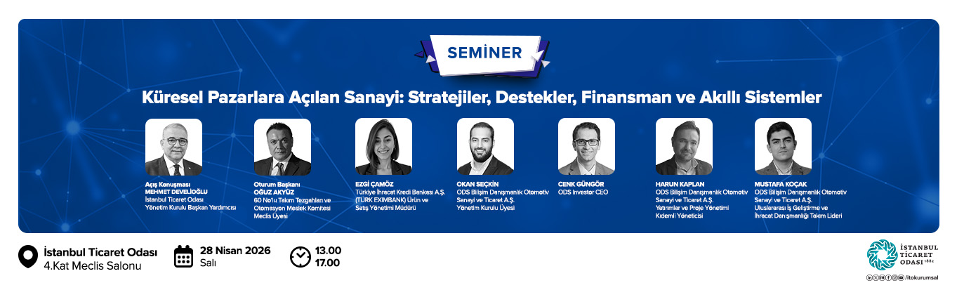 Küresel Pazarlara Açılan Sanayi: Stratejiler, Destekler, Finansman ve Akıllı Sistemler