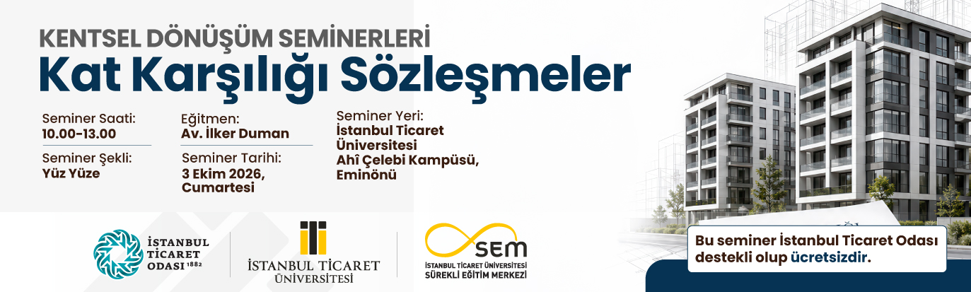 Kentsel Dönüşüm Sürecinde Kat Karşılığı Sözleşmeler Eğitim Programı