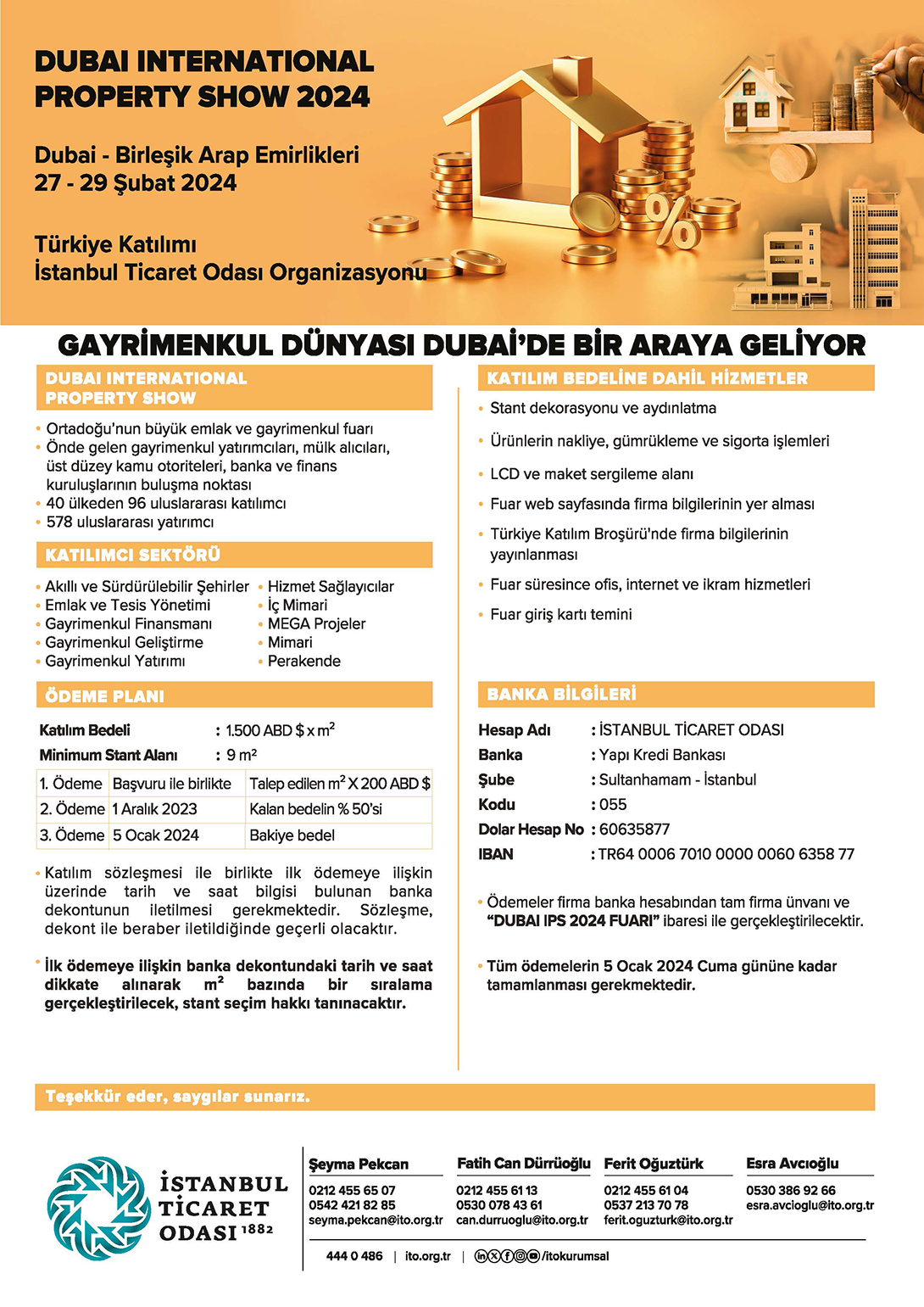 İTO DUBAI INTERNATIONAL PROPERTY SHOW 2024