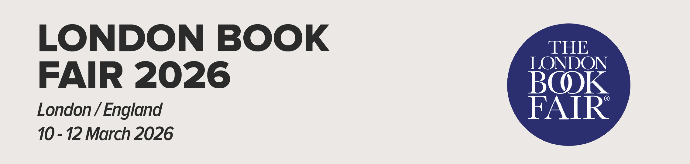 LONDON BOOK FAIR 2026