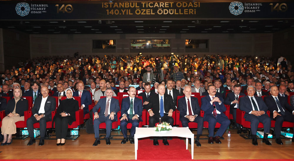 Cumhurbaşkanı Erdoğan, İTO’nun 140’ıncı Yıl Özel Ödülleri Programı'na katıldı