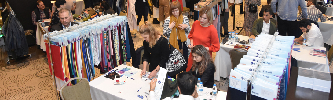 500 buyers from 8 countries rushed for Turkish fabrics